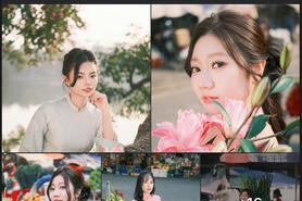 Đến hẹn lại lên, các dịch vụ phục vụ 'nàng thơ' chụp ảnh Tết vào mùa