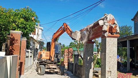 Hà Tĩnh: Lộc Hà tăng tốc chặng nước rút về đích huyện nông thôn mới