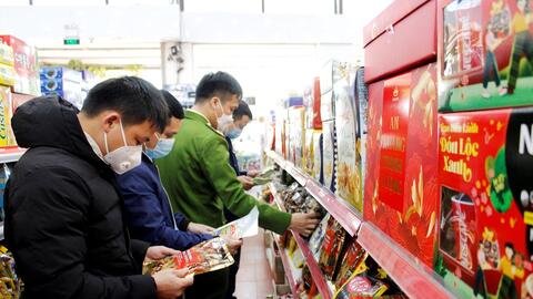Móng Cái tăng cường đảm bảo vệ sinh toàn thực phẩm dịp Tết Nguyên đán Nhâm Dần 2022