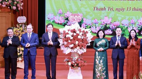 100% xã của huyện Thanh Trì đạt chuẩn Nông thôn mới kiểu mẫu