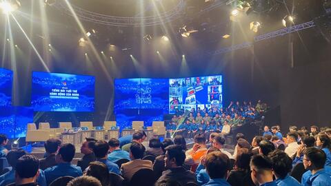 10.819 điểm cầu tham dự "Tiếng nói tuổi trẻ - Hành động của Đoàn"