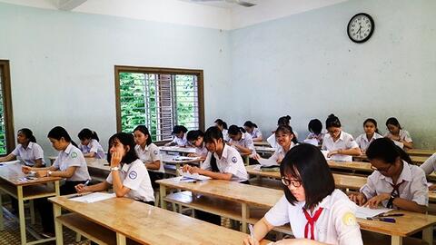 Quảng Ngãi chốt phương án thi tuyển lớp 10 với 3 môn thi