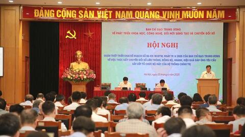 Người đứng đầu chịu trách nhiệm chuyển đổi số trong sắp xếp bộ máy