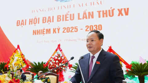 Ông Lê Minh Ngân làm Bí thư Tỉnh ủy Lai Châu khóa XV