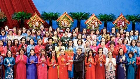 Chủ tịch Quốc hội: 'Phụ nữ Việt Nam đã khẳng định vai trò quan trọng trên hầu hết các lĩnh vực'