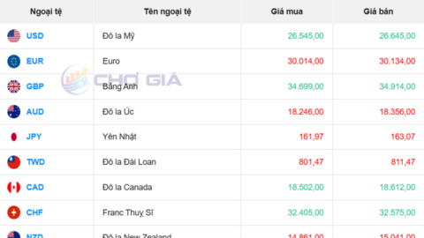 Tỷ giá USD hôm nay 24/6/2026: USD chợ đen đảo chiều, DXY lên đỉnh năm