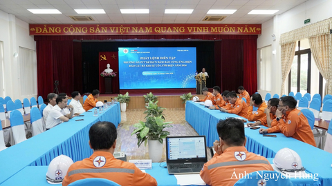 Điện lực Hải Phòng diễn tập ứng phó sự cố tại đảo Cát Bà