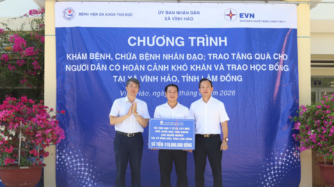 Nhà máy Nhiệt điện Vĩnh Tân 4: Đồng hành vì sức khỏe và an sinh xã hội