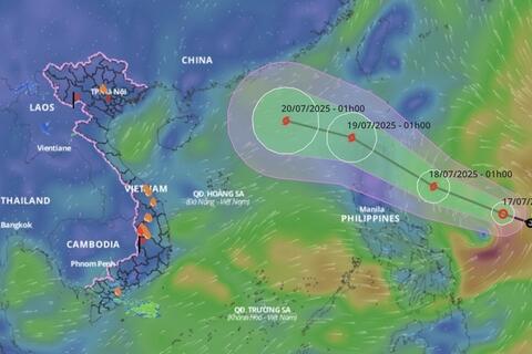 Bộ Công Thương ban hành công điện về ứng phó áp thấp nhiệt đới vào Biển Đông