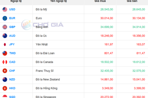Tỷ giá USD hôm nay 24/6/2026: USD chợ đen đảo chiều, DXY lên đỉnh năm