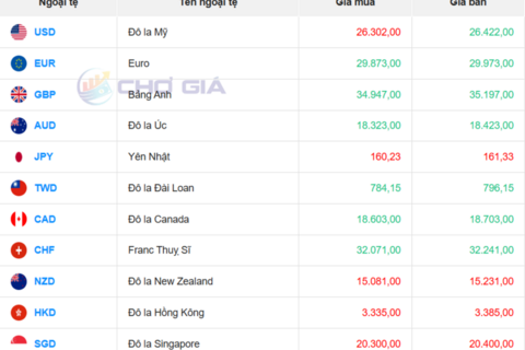 Tỷ giá USD hôm nay 28/7/2026: Tỷ giá trung tâm tăng 10 đồng
