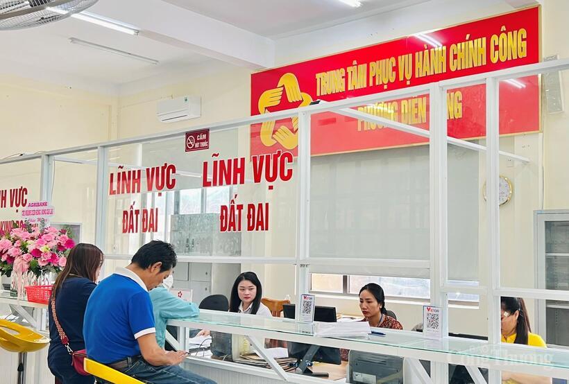 Trung tâm Phục vụ hành chính công phường Diên Hồng (tỉnh Gia Lai). Ảnh: Hiền Mai