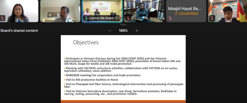 Ấn Độ kỳ vọng thúc đẩy hợp tác chuỗi giá trị tơ lụa tại Hội chợ Mùa Xuân - 3