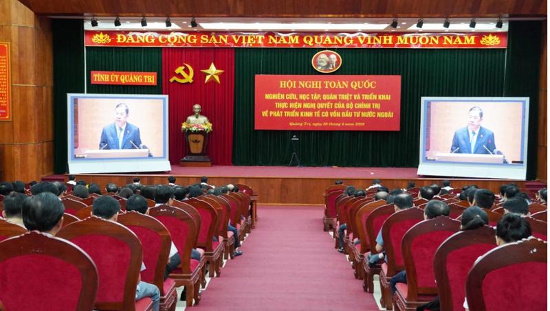Tỉnh uỷ Quảng Trị học tập, quán triệt và triển khai thực hiện Nghị quyết số 10-NQ/TW của Bộ Chính trị ngày 30/6/2026 (Ảnh: Hiếu Nhiên)