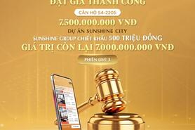 Phiên livestream đặt giá NobleGo tối 8/7: Khách sở hữu căn hộ cao cấp Sunshine City rẻ hơn 2 tỷ đồng