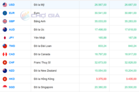 Tỷ giá USD ngày 20/1/2026: Đồng bạc xanh suy yếu
