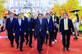 Thủ tướng Phạm Minh Chính dự Lễ khai mạc Hội chợ Mùa xuân lần thứ nhất