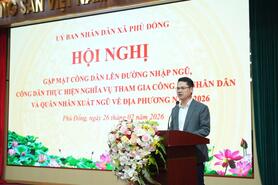 Thanh niên Phù Đổng phát huy truyền thống quê hương anh hùng, sẵn sàng tham gia bảo vệ Tổ Quốc