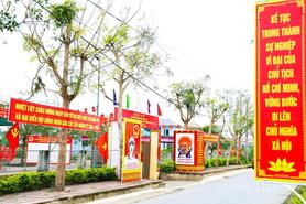 Hà Tĩnh: Rực rỡ sắc đỏ trước ngày hội non sông