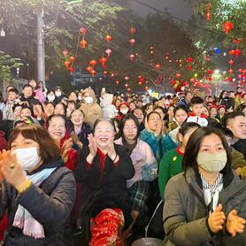 Tưng bừng liên hoan văn nghệ chào mừng thành công Đại hội Đảng