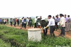 Nghĩa Đàn: Tiêu hủy gần 800 kg bao bì, chai lọ chứa thuốc bảo vệ thực vật đã qua sử dụng