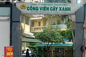 Chỉ đạo xử lý sai sót tại Công ty Công viên Cây xanh