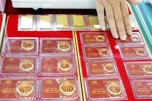 Vàng nhẫn và vàng miếng đang ở mức giá cao nhất tuần