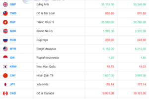 Tỷ giá USD hôm nay 23/07/2025: Tỷ giá USD ngân hàng giảm nhẹ