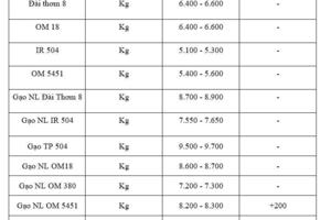 Giá lúa gạo hôm nay ngày 8/12: Gạo xuất khẩu OM 5451 đảo chiều tăng