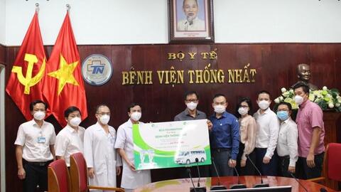 BCG Foundation tặng Bệnh viện Thống Nhất 6 máy thở và xe ô tô 16 chỗ tổng trị giá 4,2 tỷ đồng