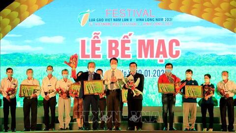 Bế mạc Festival Lúa gạo Việt Nam lần V