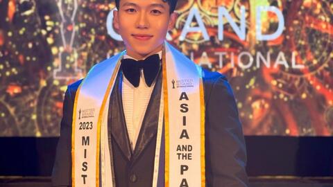 Nguyễn Hoàng Tùng giành ngôi Mister Grand Asia & Pacific 2023