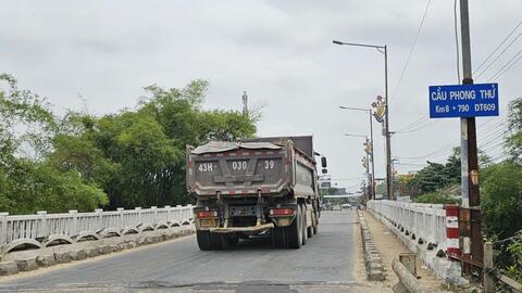Quảng Nam: Giãn thời gian triển khai dự án cầu Phong Thử