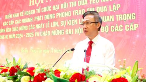 Bà Rịa - Vũng Tàu phát động thi đua lập thành tích chào mừng các ngày lễ lớn