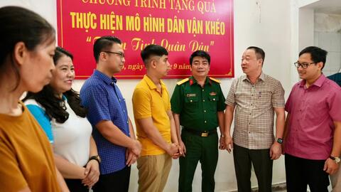 Dân vận khéo, gắn kết tình quân dân