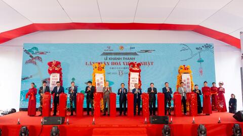 Tập đoàn Nam Long khánh thành Khu hữu nghị Việt - Nhật tại Khu đô thị Waterpoint
