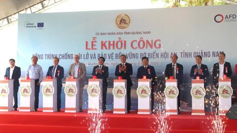 Hội An đầu tư gần 1.000 tỷ đồng chống xói lở bờ biển