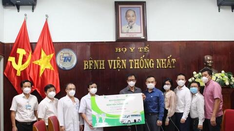 BCG Foundation tặng Bệnh viện Thống Nhất 6 máy thở và xe ô tô 16 chỗ tổng trị giá 4,2 tỷ đồng