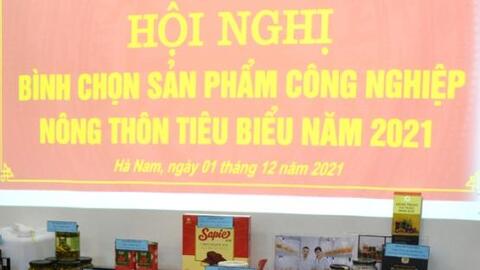 Hà Nam có 20 sản phẩm được bình chọn là sản phẩm công nghiệp nông thôn tiêu biểu năm 2021