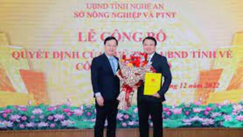 Nghệ An: Trao quyết định điều động, bổ nhiệm Giám đốc Sở Nông nghiệp và Phát triển nông thôn
