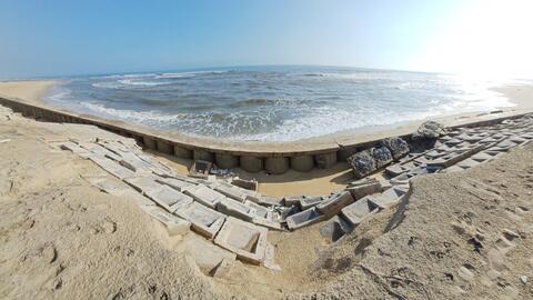 800 tỷ đồng làm kè chống sạt lở bờ biển Tam Thanh