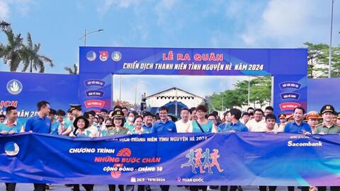 Phát động chặng 16 - Giải chạy "Những bước chân vì cộng đồng"