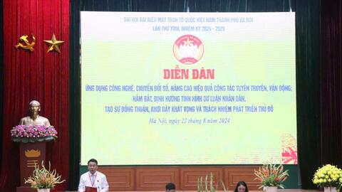 Mặt trận "chuyển đổi số" trong tuyên truyền, vận động Nhân dân