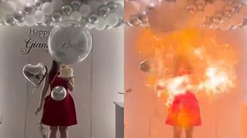 Cảnh báo nguy cơ cháy nổ khi sử dụng bóng bay bơm khí hydro