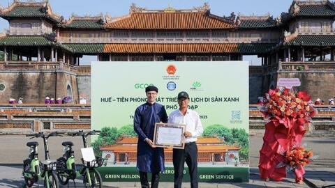 Điện Thái Hòa di tích đầu tiên đạt tiêu chuẩn công trình xanh LOTUS