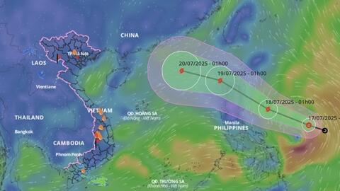 Bộ Công Thương ban hành công điện về ứng phó áp thấp nhiệt đới vào Biển Đông