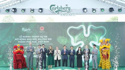 Thành phố Huế: Khánh thành nhà máy bia Phú Bài mở rộng