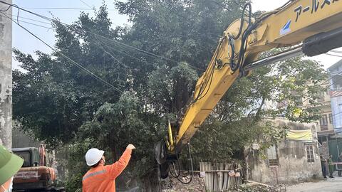 Xã Đại Thanh cưỡng chế thu hồi đất thực hiện dự án trọng điểm