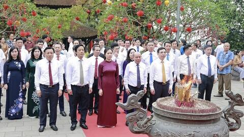 Tổ chức Lễ giỗ Quốc Tổ Lạc Long Quân, tưởng niệm Tổ Mẫu Âu Cơ