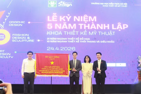 Kỷ niệm 5 năm thành lập khoa Thiết kế Mỹ thuật, Trường Đại học Kiến trúc Hà Nội